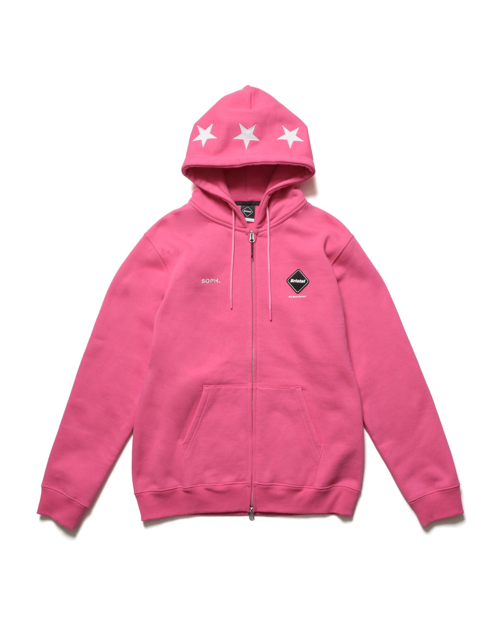 STAR LOGO  ZIP UP SWEAT HOODIE