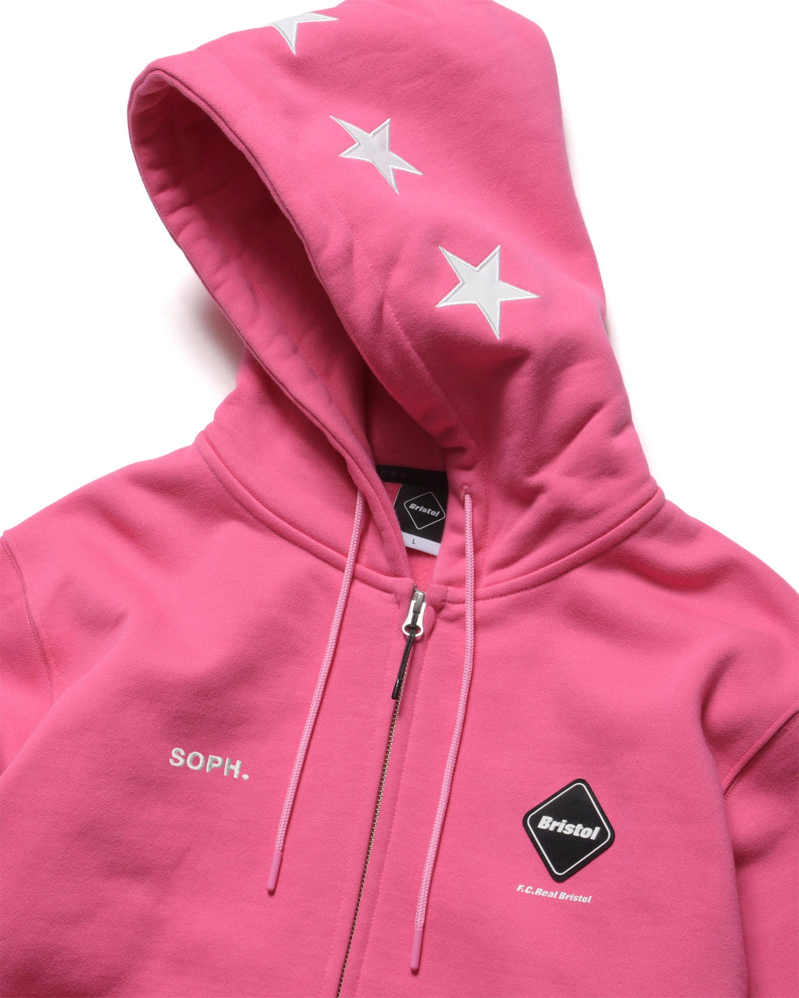 STAR LOGO  ZIP UP SWEAT HOODIE