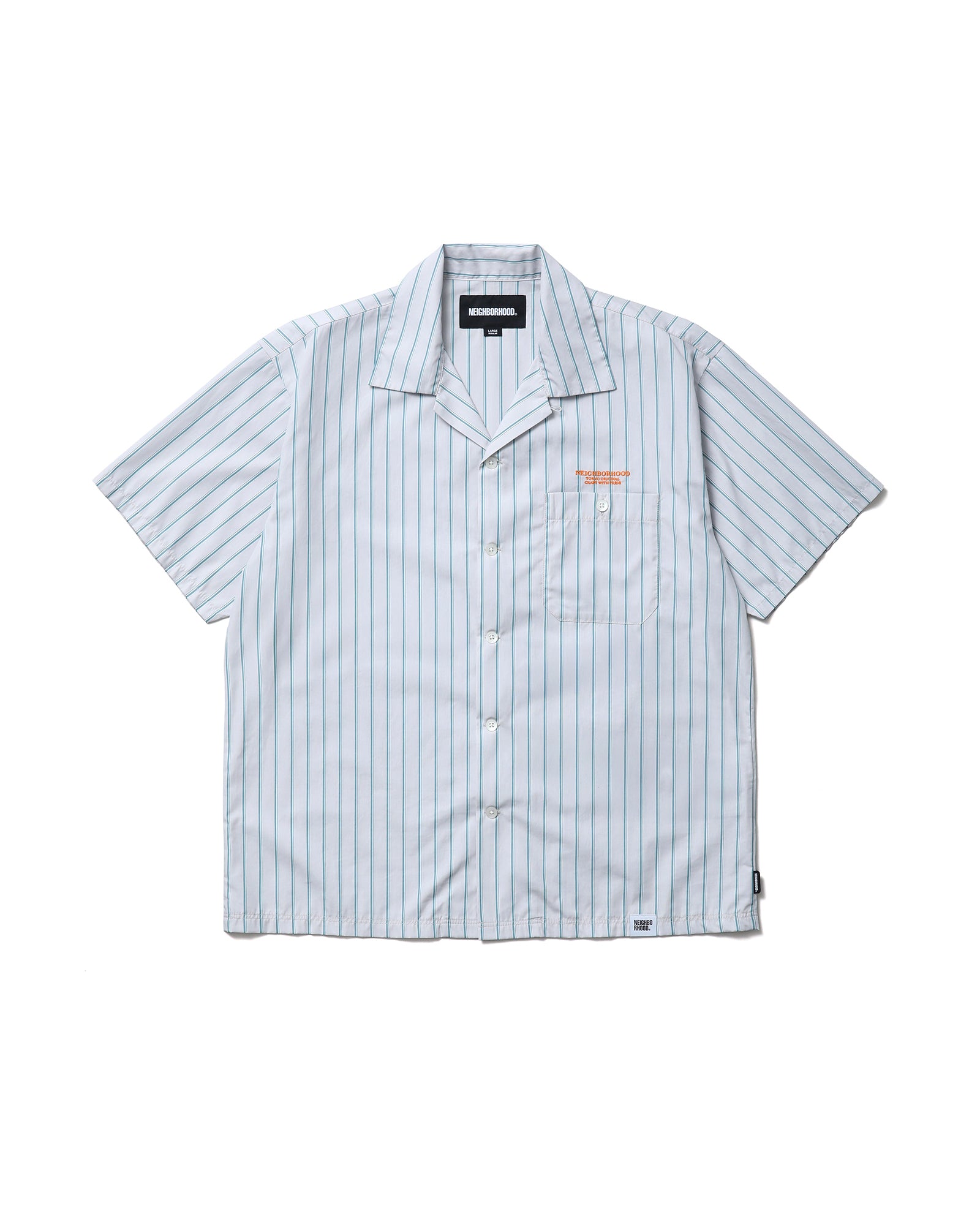 STRIPE WORK SHIRT SS