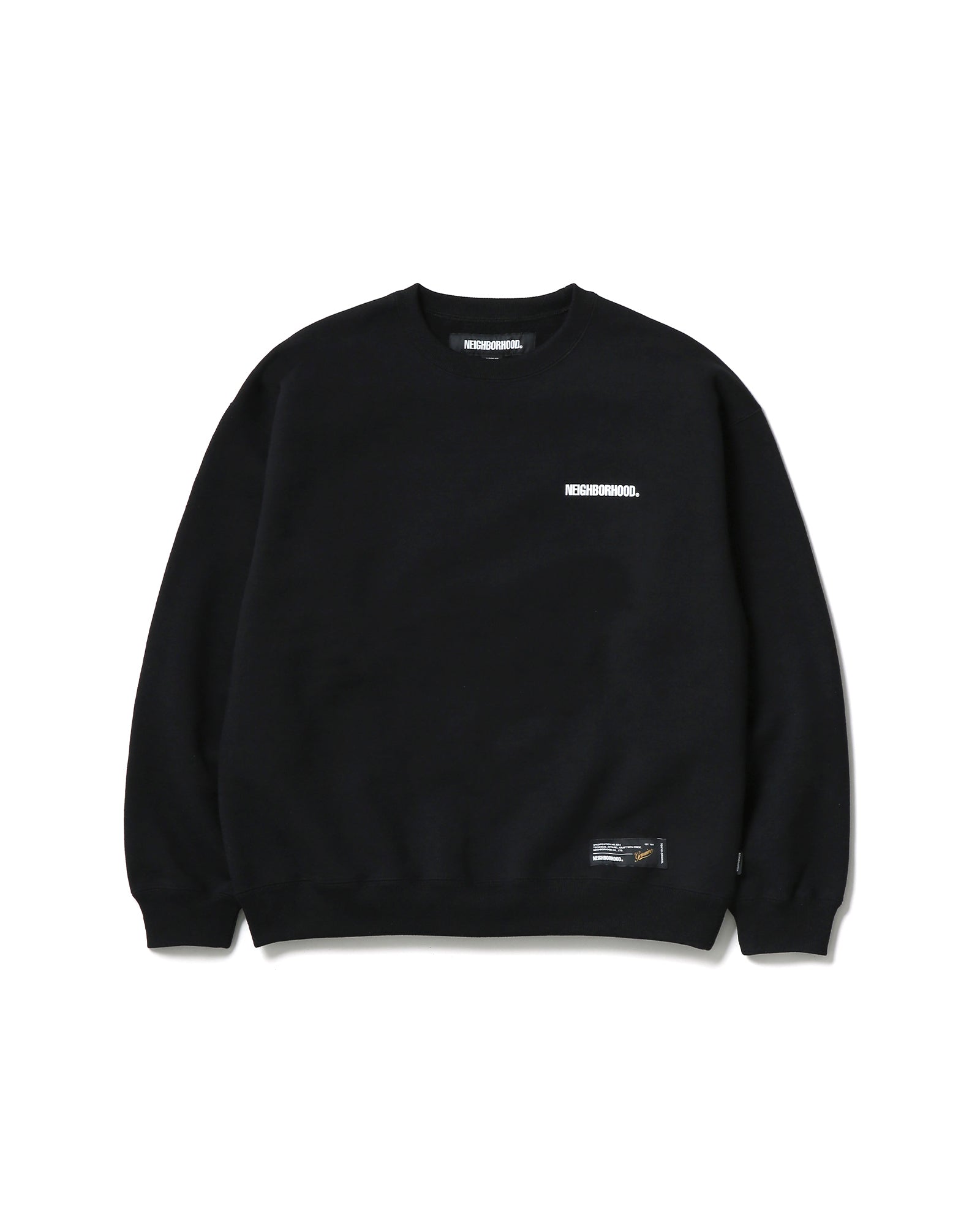 PLAIN SWEAT CREWNECK LS