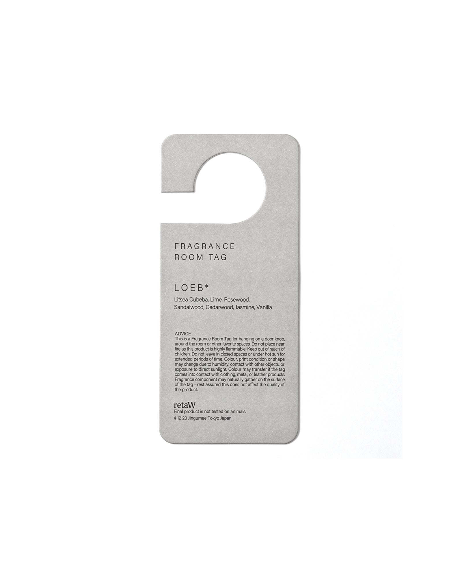 ROOM TAG LOEB*