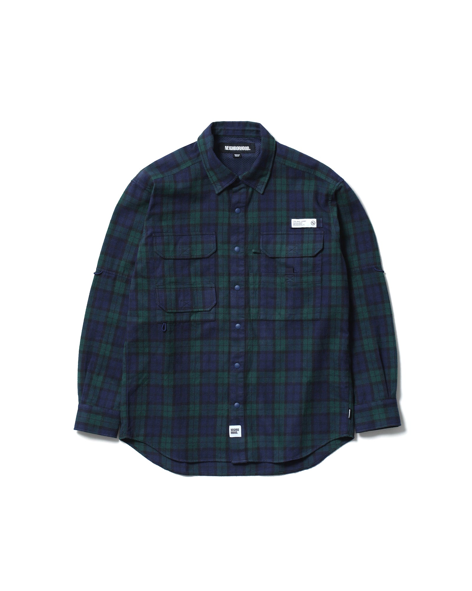 TARTAN CHECK FISHING SHIRT LS