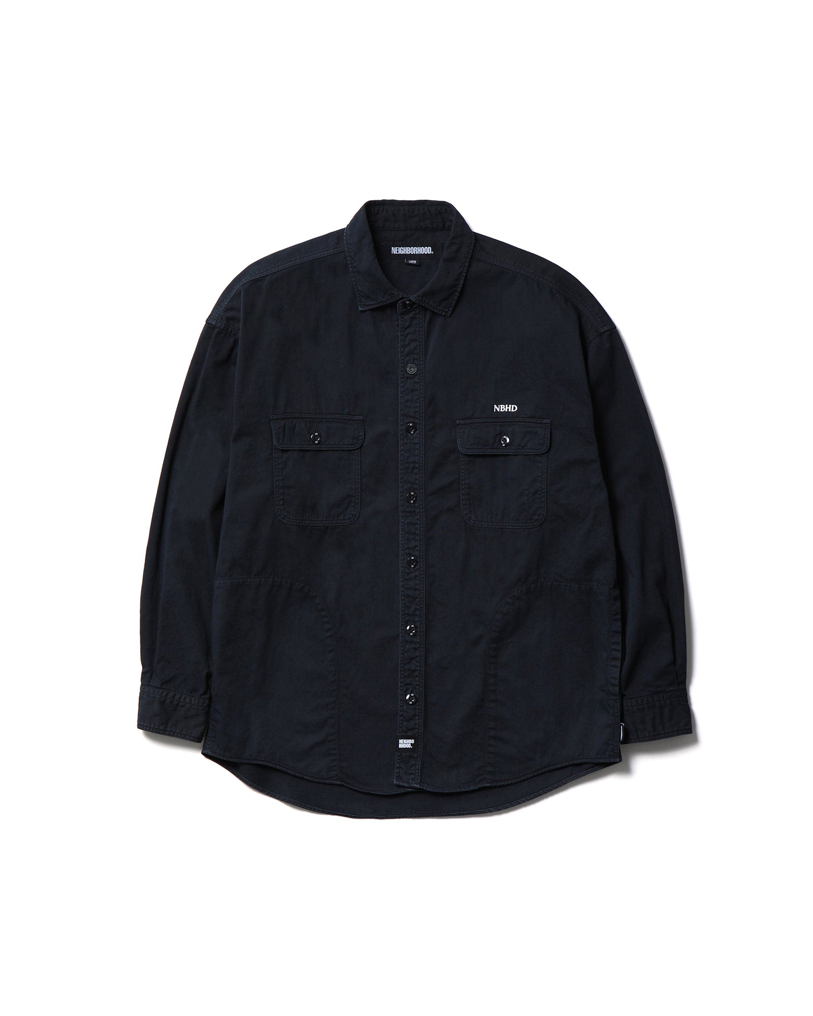 GARMENT DYED SHIRT LS
