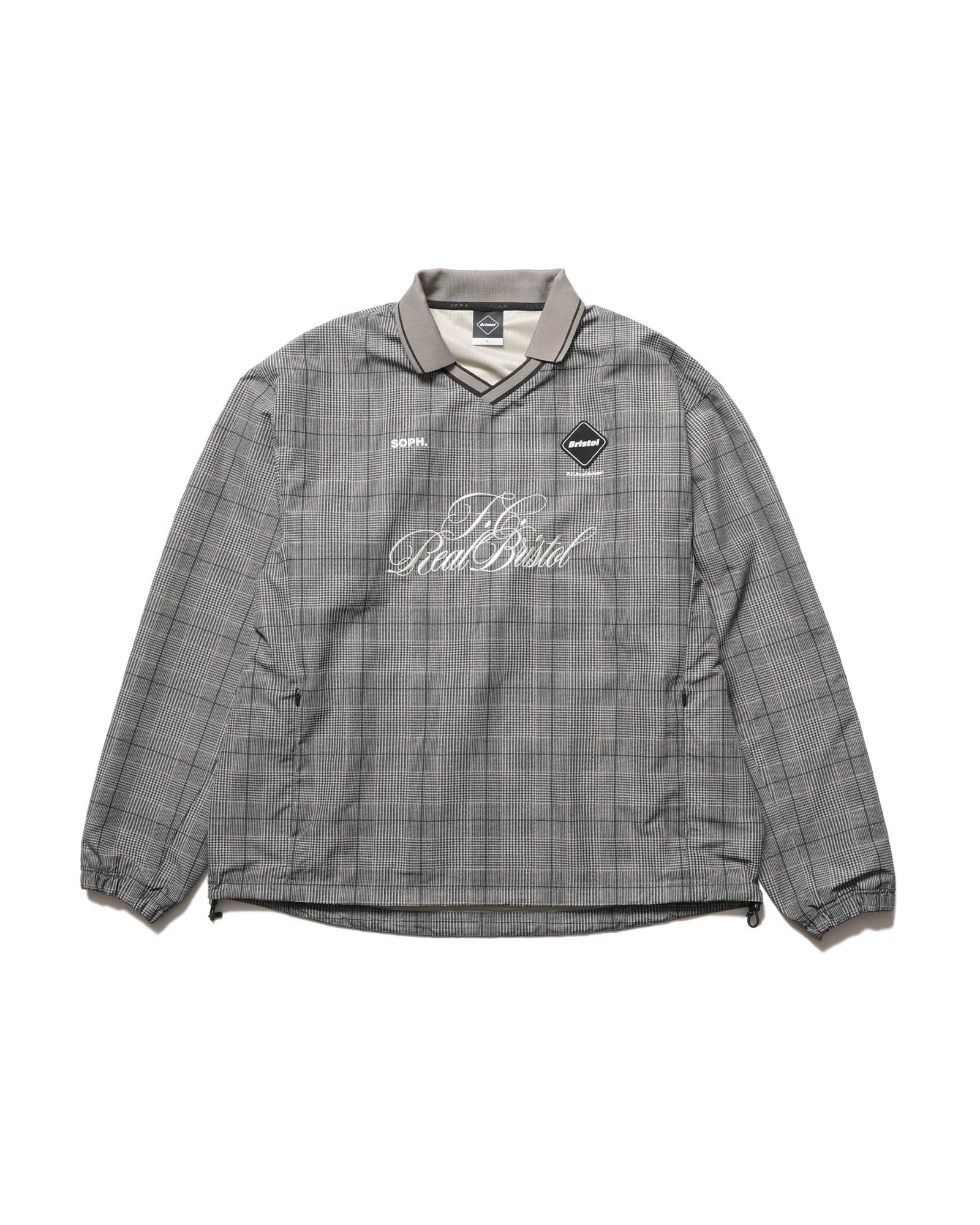 PLAID PRACTICE POLO COLLAR PISTE