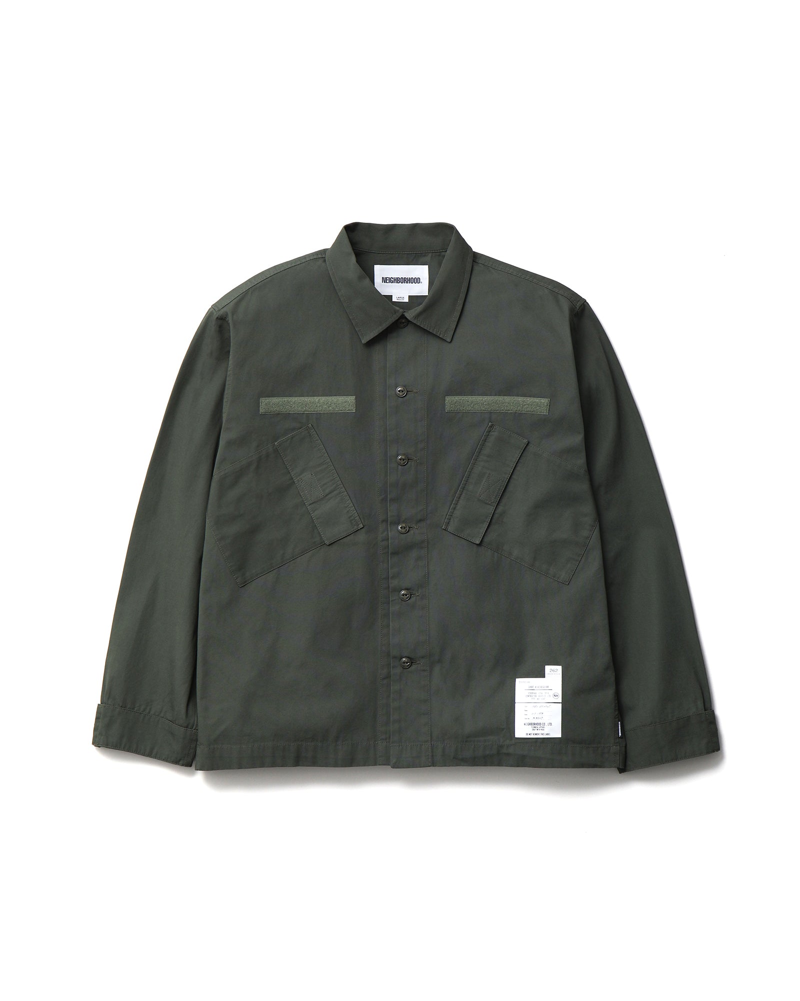 SLANT POCKET SHIRT LS