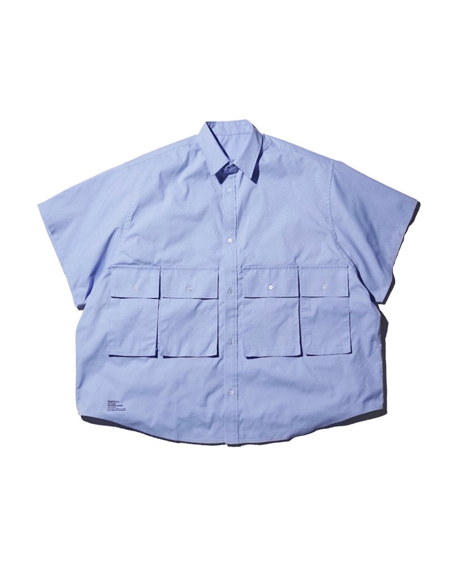 DRY OXFORD FLAP POCKET S/S SHIRT