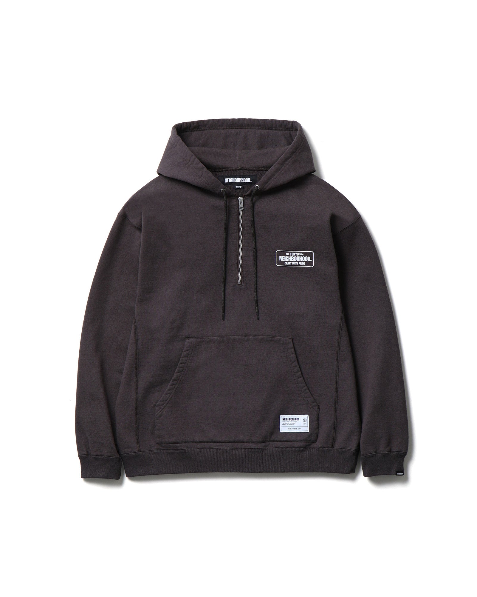 CLASSIC SWEAT HALF ZIP HOODIE LS