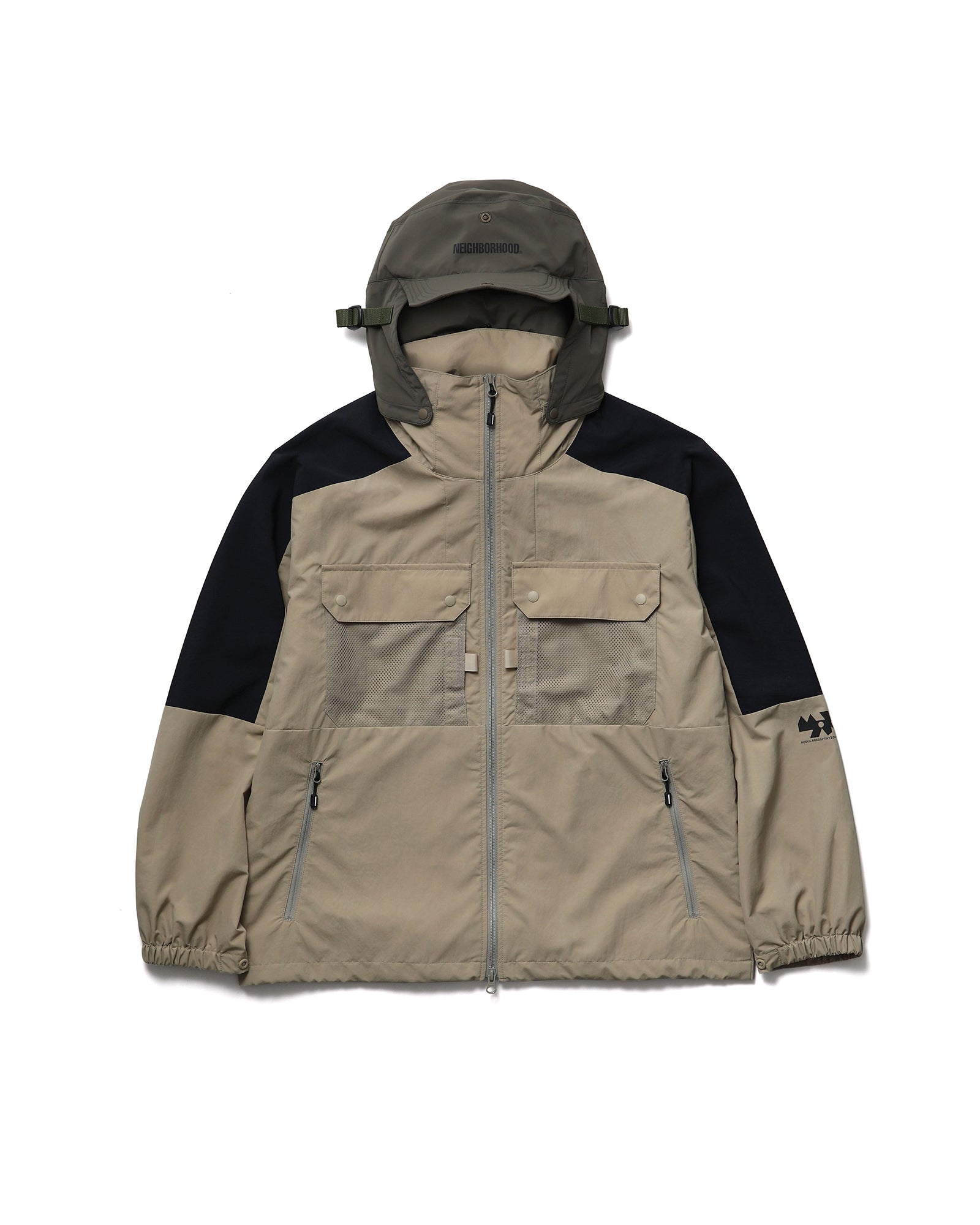 MAP . DETACHABLE HOODED JACKET