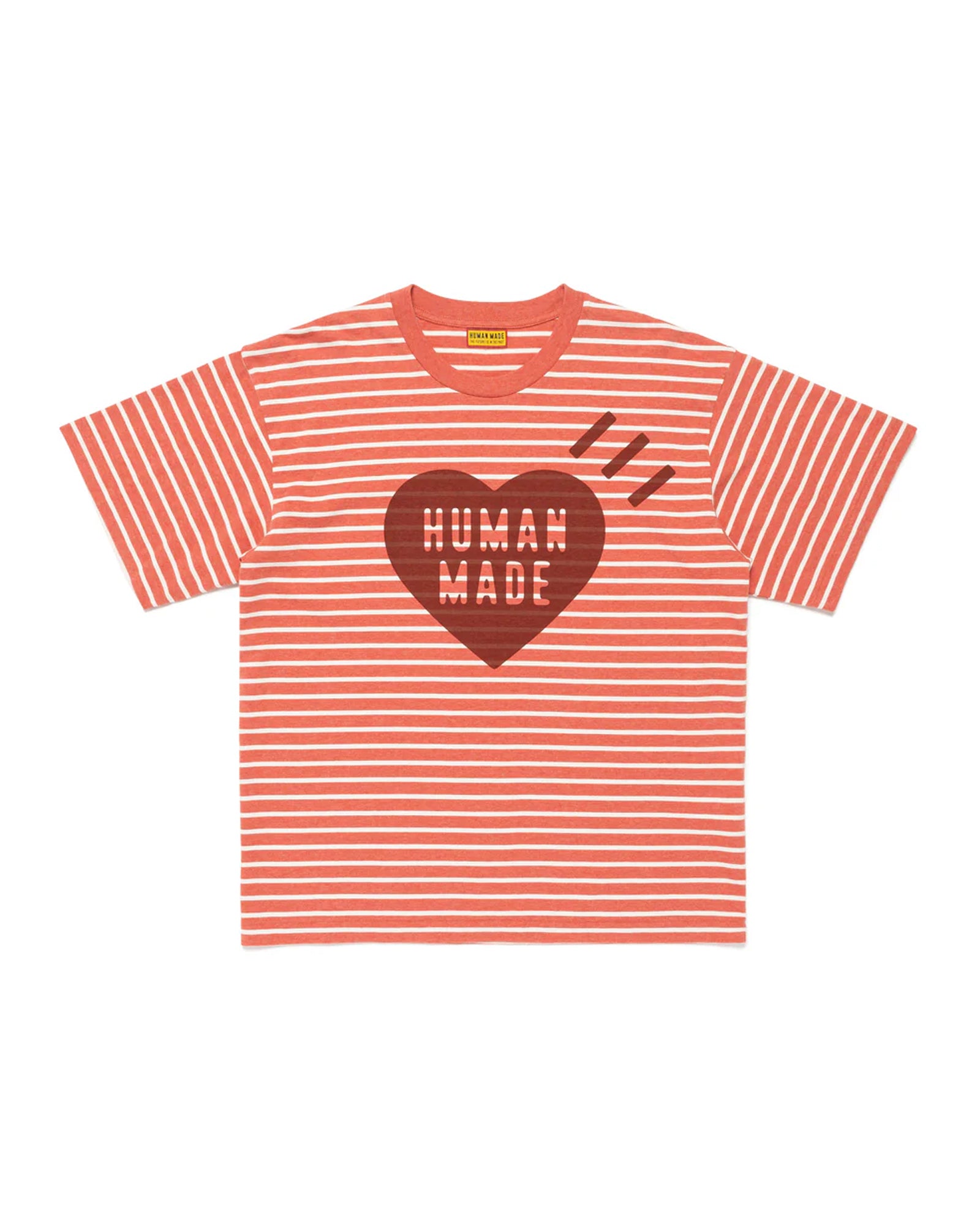 HEART STRIPED T-SHIRT
