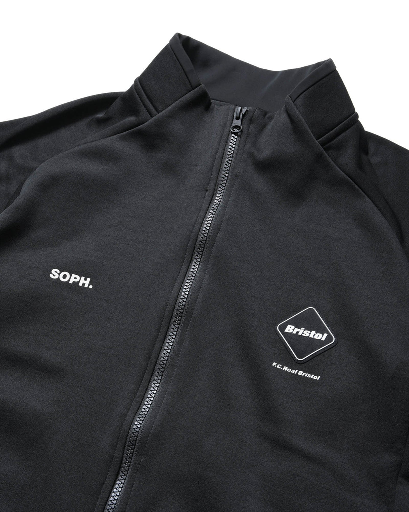 STRETCH FLEECE STAND COLLAR BLOUSON