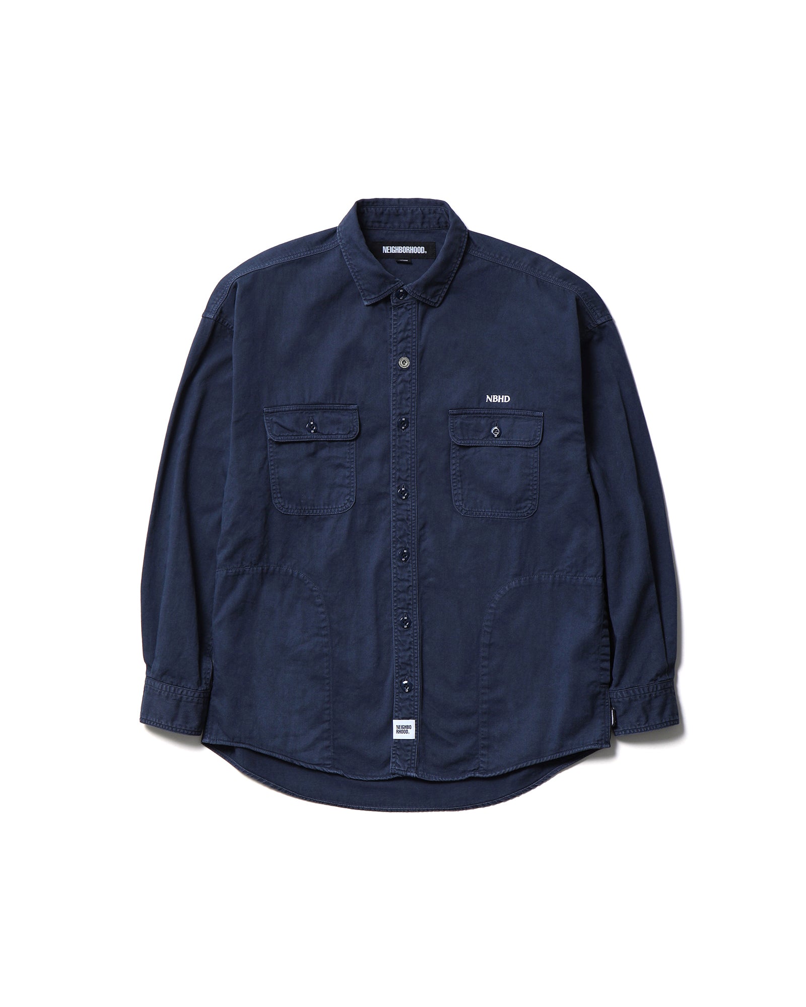 GARMENT DYED SHIRT LS