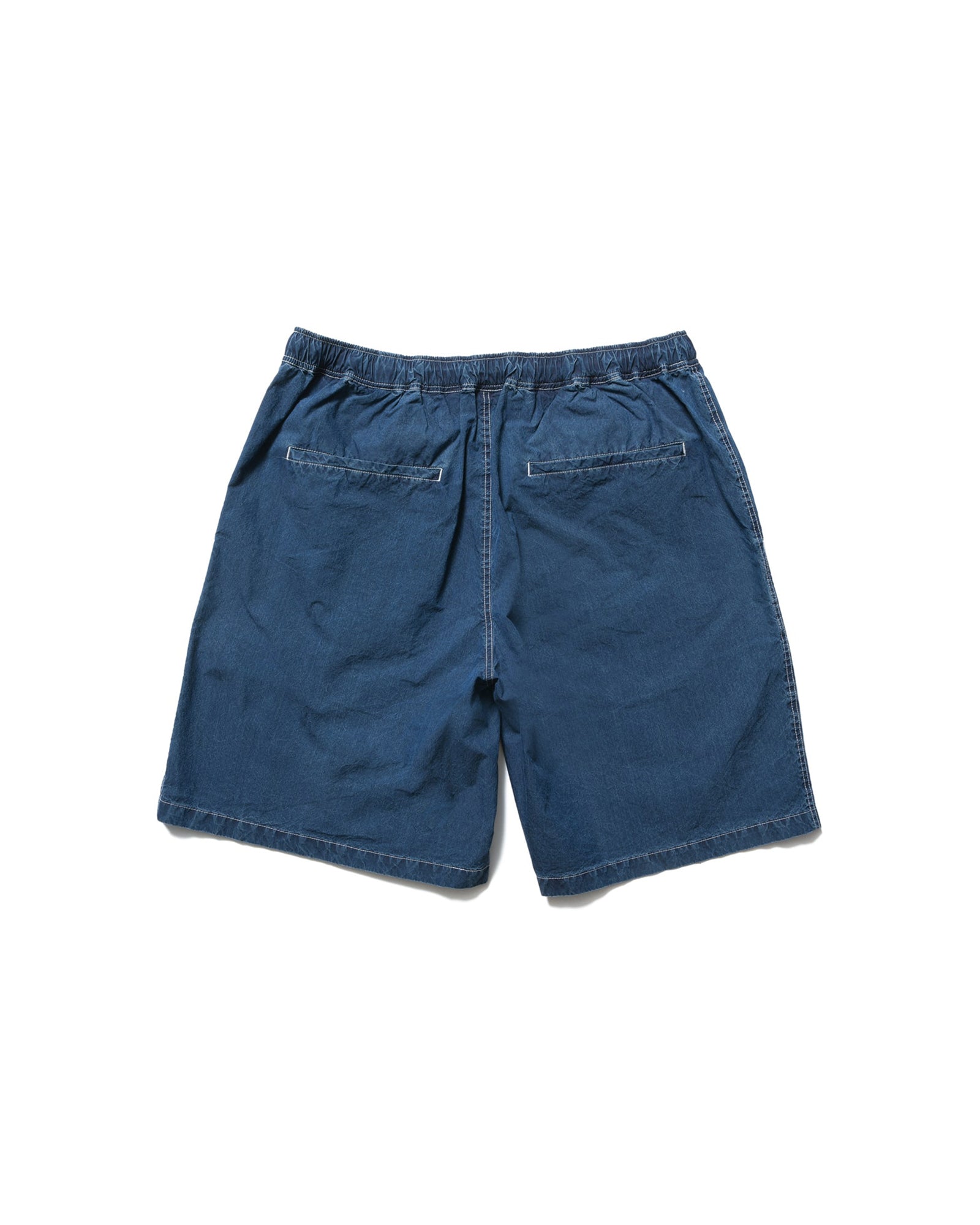 WASHED CRISP DENIM EASY SHORTS